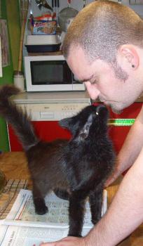 Sayako mit Papa Dosenöffner Bild von Sayako